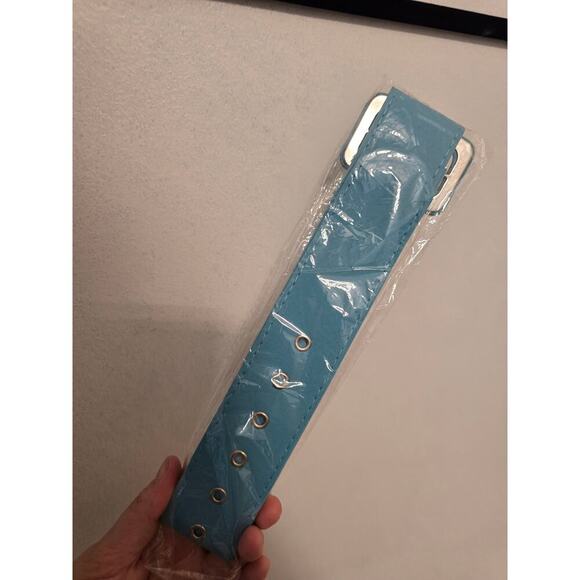 Pleated Light Blue Elegant Casual Dress with Belt Women's Size XL - Picture 8 of 8